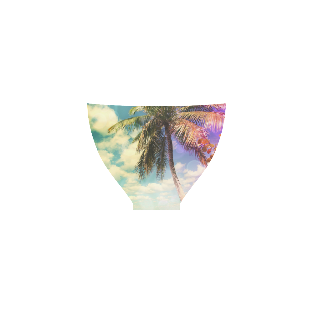 Prismatic Palm (turquoise) Custom Bikini Swimsuit