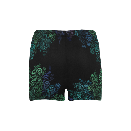 Turquoise - 3D Briseis Skinny Shorts (Model L04)