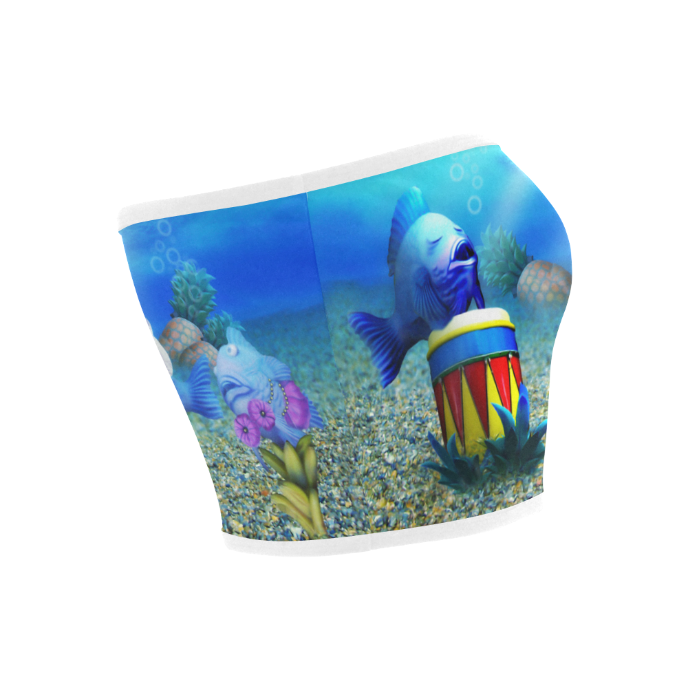 The Singing Fish Bandeau Top