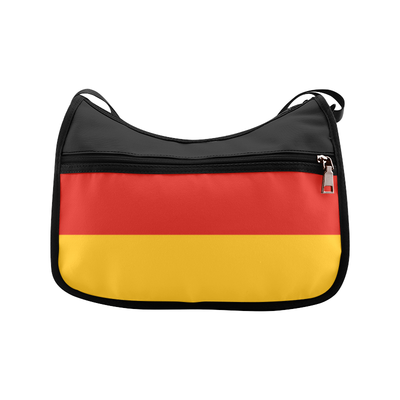 German Flag Colored Stripes Crossbody Bags (Model 1616)