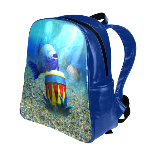 The Singing Fish Multi-Pockets Backpack (Model 1636)