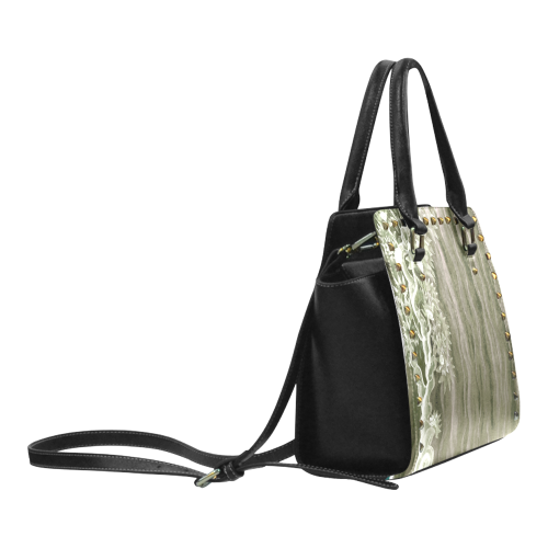 168-8 Rivet Shoulder Handbag (Model 1645)