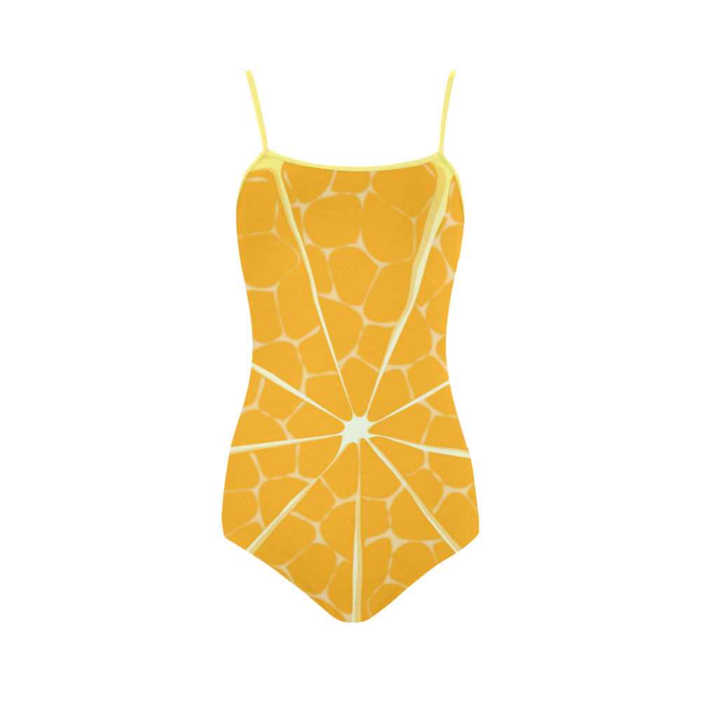 orange Strap Swimsuit ( Model S05)