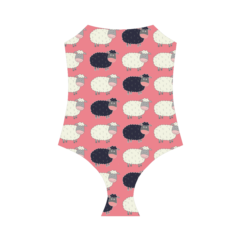 Counting Sheep Strap Swimsuit ( Model S05)