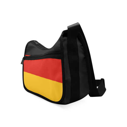 German Flag Colored Stripes Crossbody Bags (Model 1616)
