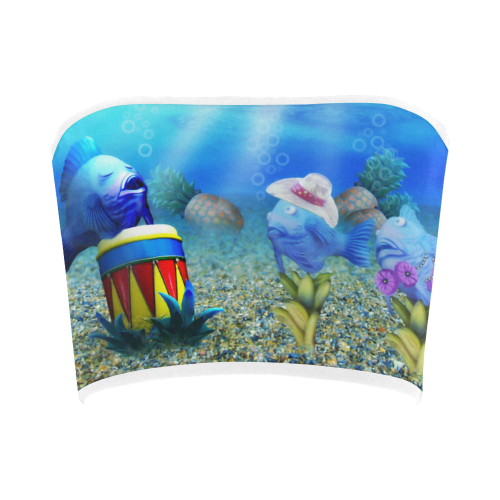 The Singing Fish Bandeau Top