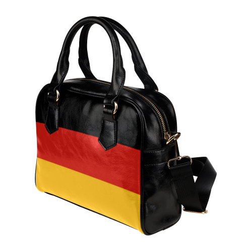 German Flag Colored Stripes Shoulder Handbag (Model 1634)