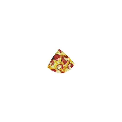 Novelty Cheesy Pepperoni Pizza Custom Bikini Swimsuit