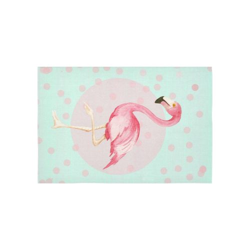 Flamingo Cotton Linen Wall Tapestry 60"x 40"