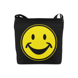 Funny yellow SMILEY for happy people Crossbody Bags (Model 1613)