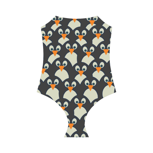 Penguin Pile-Up Strap Swimsuit ( Model S05)