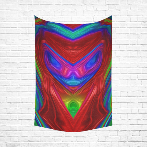 sd blauer alien Cotton Linen Wall Tapestry 60"x 90"