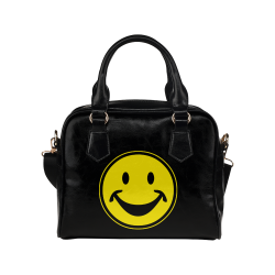 Funny yellow SMILEY for happy people Shoulder Handbag (Model 1634)