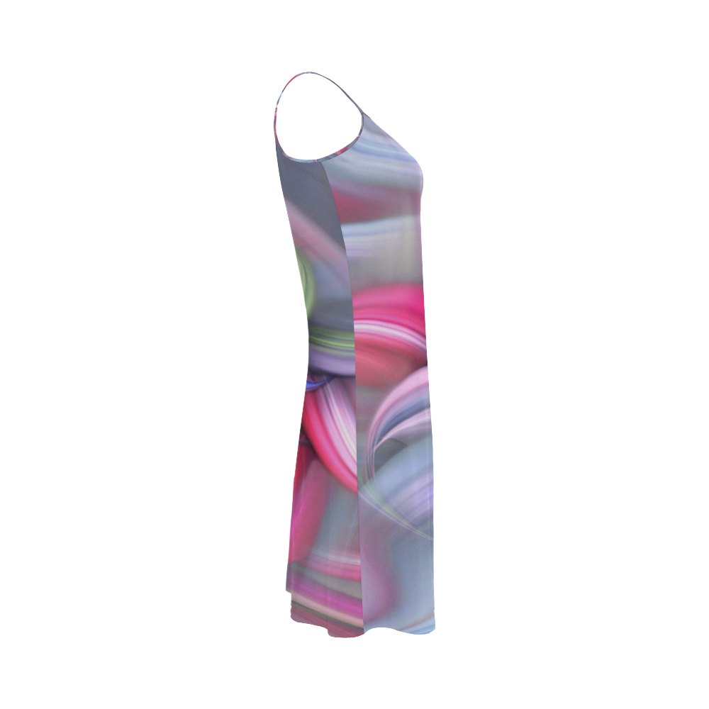 Swirling patterns Alcestis Slip Dress (Model D05)
