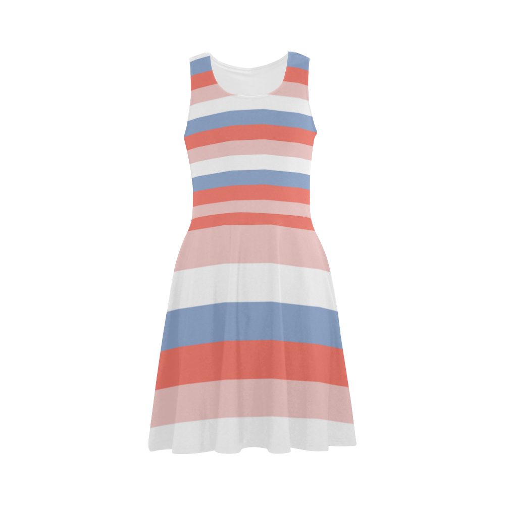 Dress Rosé Quartz + Serenity Blue Atalanta Sundress (Model D04)