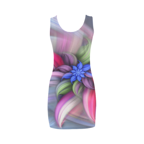 Swirling patterns Medea Vest Dress (Model D06)