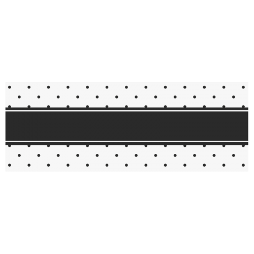 Black Dots White Ribbon your Name Travel Mug (Silver) (14 Oz)