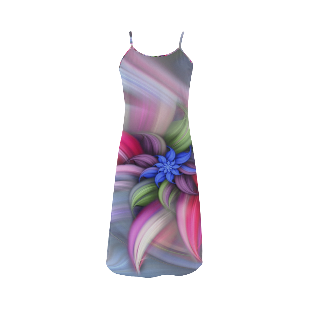 Swirling patterns Alcestis Slip Dress (Model D05)