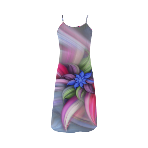 Swirling patterns Alcestis Slip Dress (Model D05)