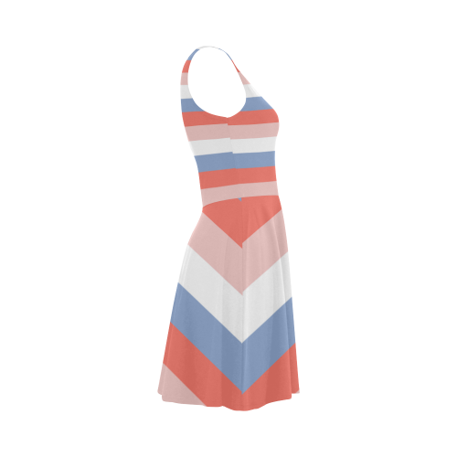 Dress Rosé Quartz + Serenity Blue Atalanta Sundress (Model D04)