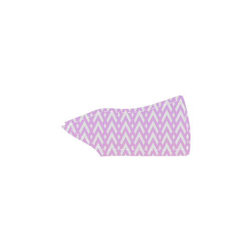 Chervrons and Diamonds Women's Slip-on Canvas Shoes (Model 019)