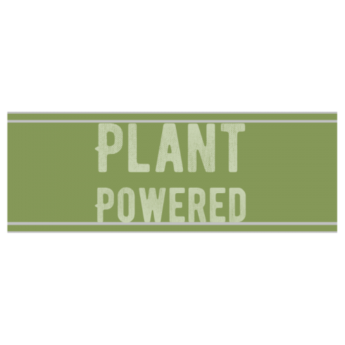 Vegan Plant Powered Think Green Travel Mug (Silver) (14 Oz)