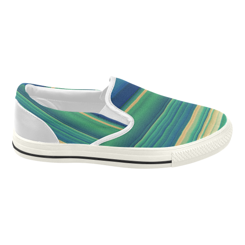 Ocean Women's Slip-on Canvas Shoes (Model 019)