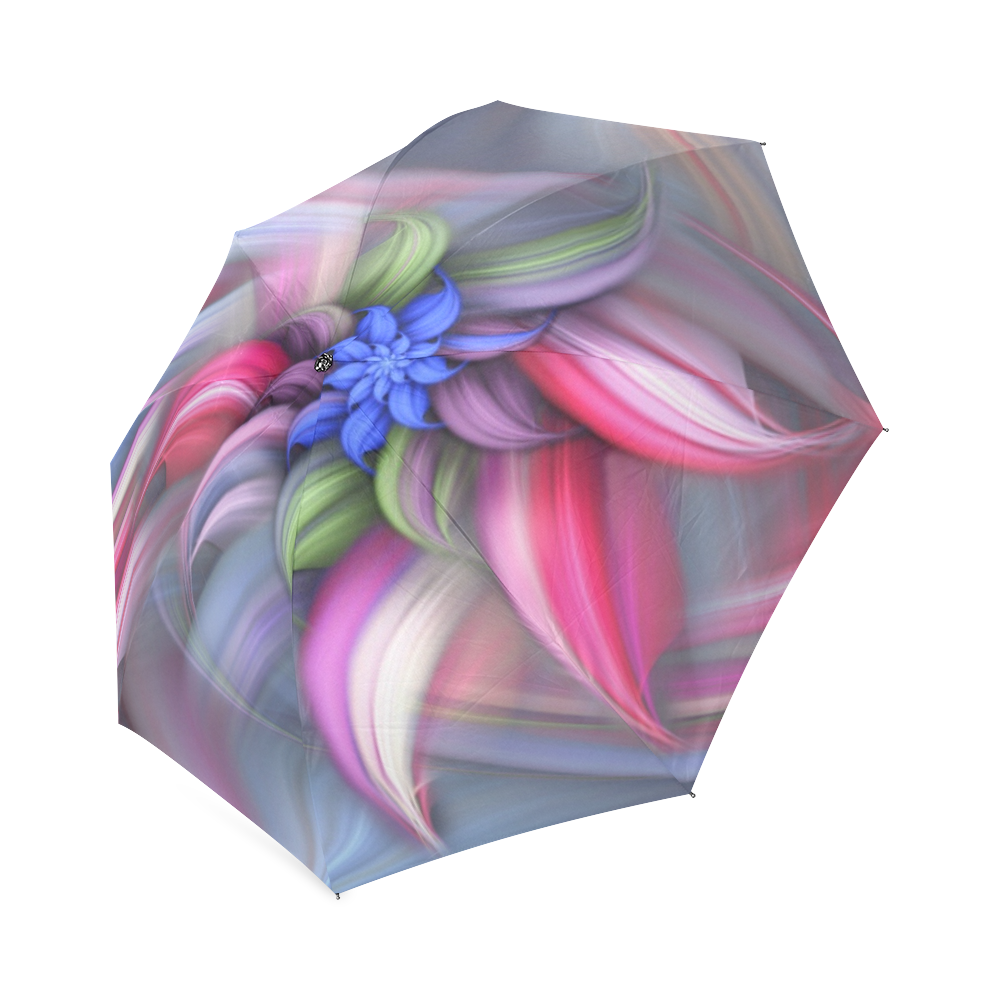 Swirling patterns Foldable Umbrella (Model U01)