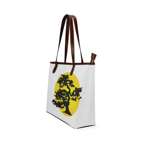 Bonsai Sun Shoulder Tote Bag (Model 1646)