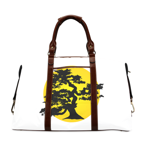 Sun and Bonsai Silhouette Classic Travel Bag (Model 1643)