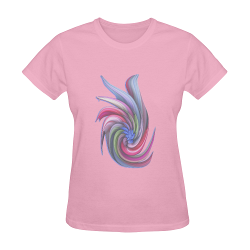 Swirling pattern Sunny Women's T-shirt (Model T05)