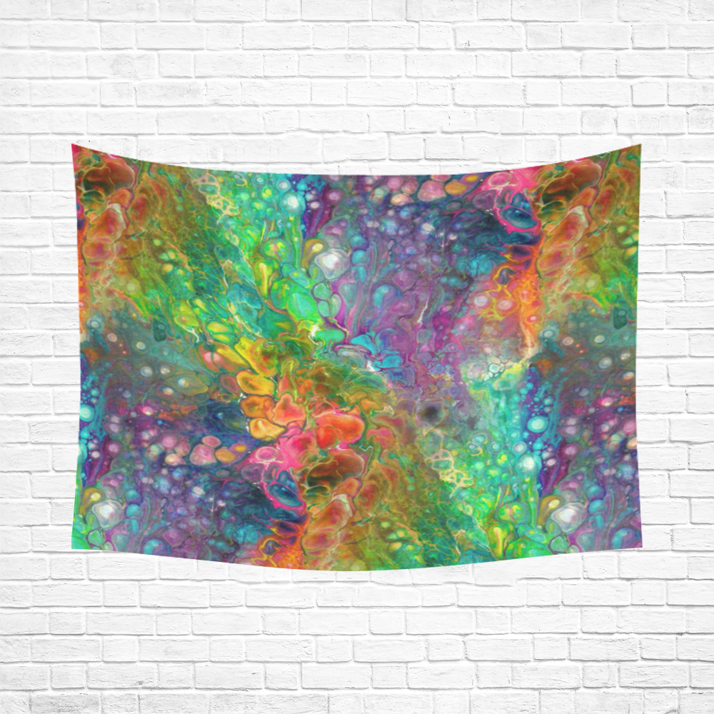 Reality Is Melting Cotton Linen Wall Tapestry 80"x 60"