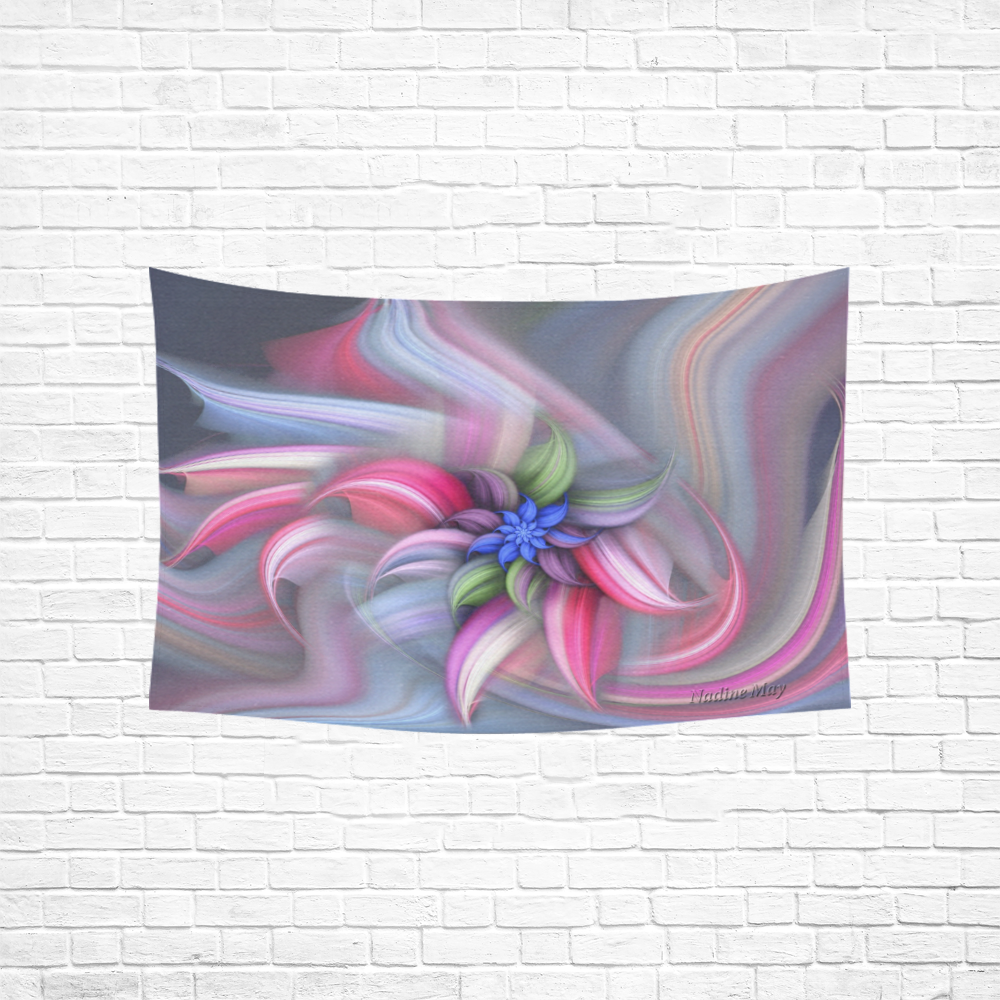 Swirling patterns Cotton Linen Wall Tapestry 60"x 40"
