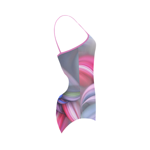 Swirling patterns Strap Swimsuit ( Model S05)