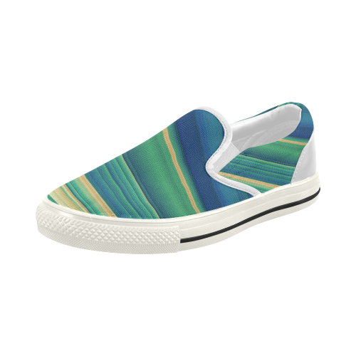 Ocean Women's Slip-on Canvas Shoes (Model 019)