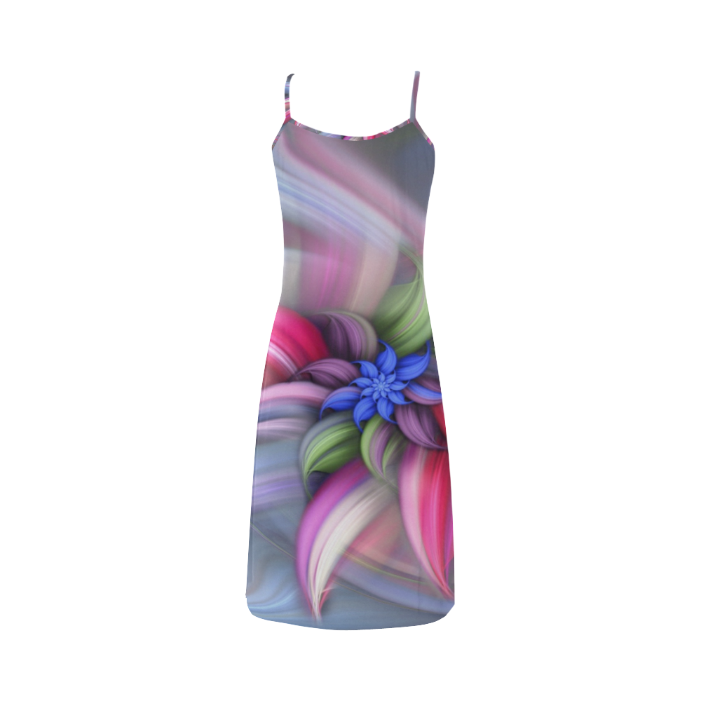 Swirling patterns Alcestis Slip Dress (Model D05)