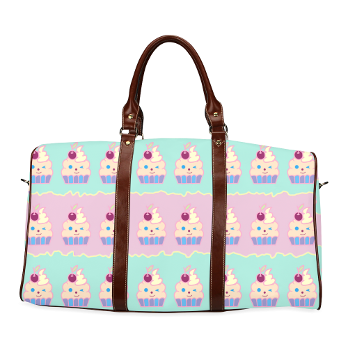 Cupcakes Waterproof Travel Bag/Small (Model 1639)