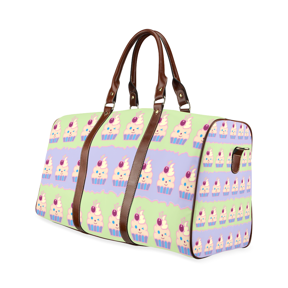 Cupcakes Waterproof Travel Bag/Small (Model 1639)