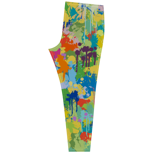 Colorful Splash Design Cassandra Women's Leggings (Model L01)