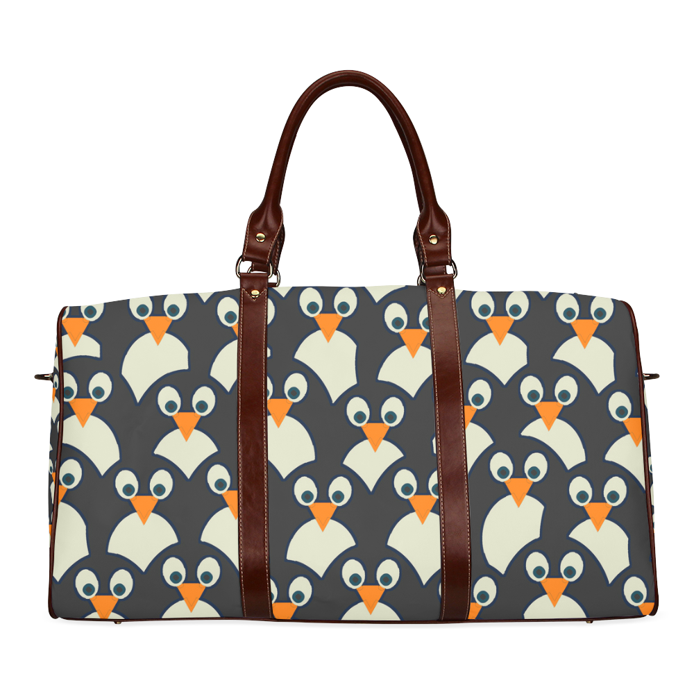 Penguin Pile-Up Waterproof Travel Bag/Large (Model 1639)