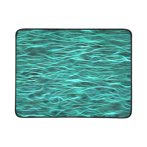 Water of Neon Beach Mat 78"x 60"