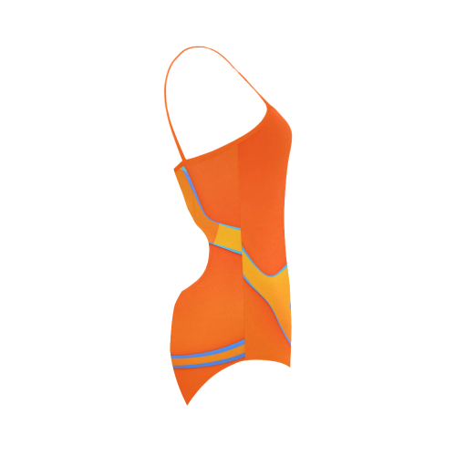 Nothing Rhymes With Orange Strap Swimsuit ( Model S05)