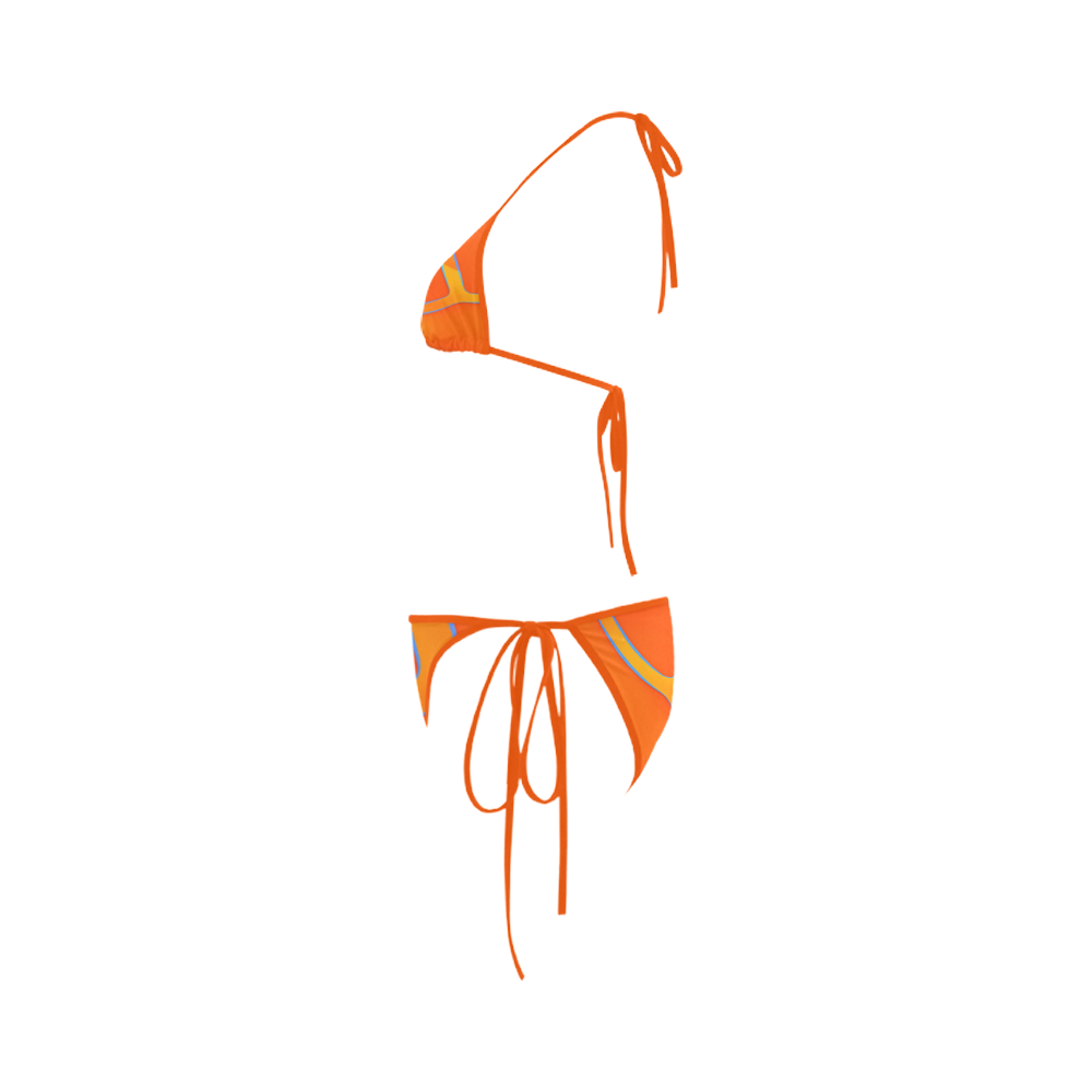 Nothing rhymes With Orange Custom Bikini Swimsuit