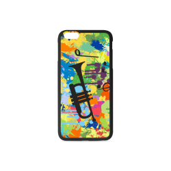 Let´s Music Colorful Splash Rubber Case for iPhone 6/6s Plus