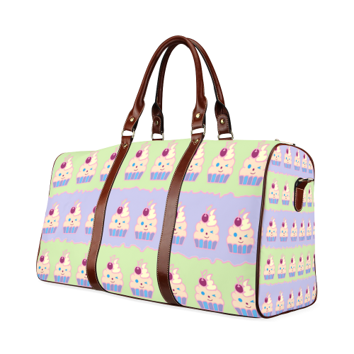 Cupcakes Waterproof Travel Bag/Small (Model 1639)