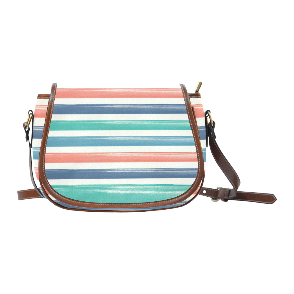 Summer Mood Saddle Bag/Small (Model 1649) Full Customization