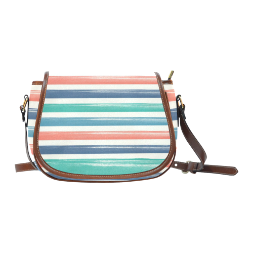 Summer Mood Saddle Bag/Small (Model 1649) Full Customization