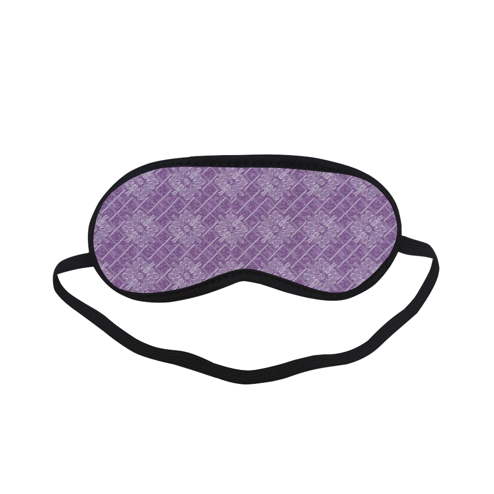 Lilac Jacuard Sleeping Mask