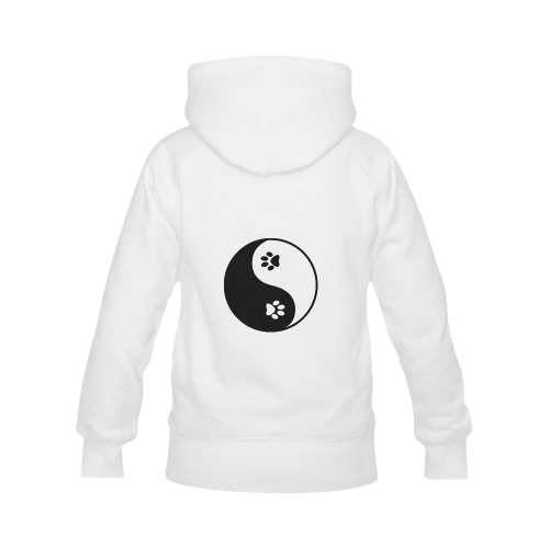 Cute Paws Yin Yang Men's Classic Hoodies (Model H10)