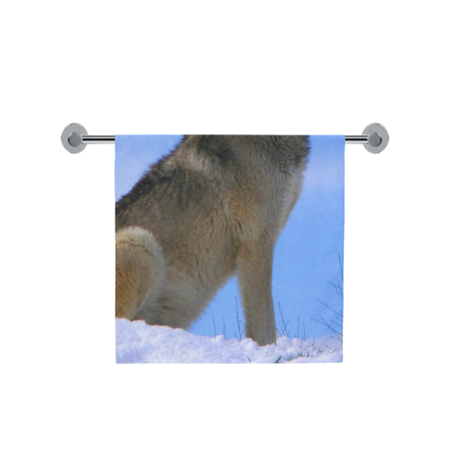 Howling Winter Wolf Bath Towel 30"x56"